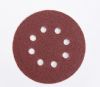 5 inch red  sand paper aluminum oxide abras